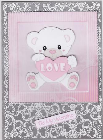 Valentine Bear by Susan Cummings