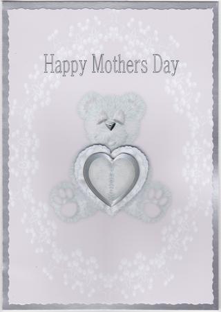 Cute Bear Mothers Day Card Front by Susan Cummings