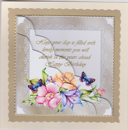 Flowers Lace and Sentiment by Susan Cummings