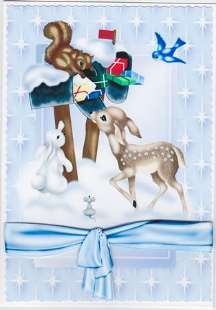 Cute Winter Animals in the Snow by Susan Cummings