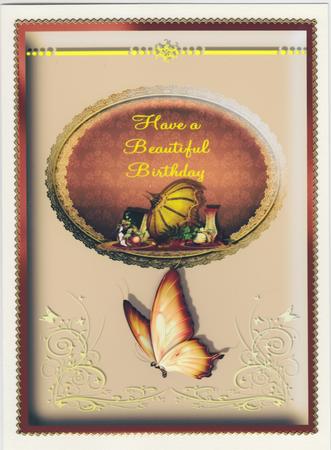 Beautiful Birthday Card Front by Susan Cummings