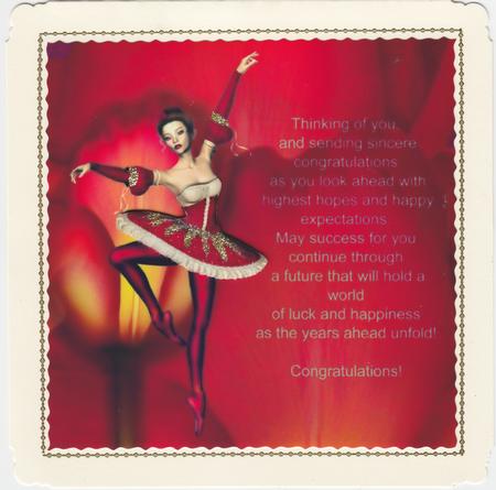 Congratulations#1 by Susan Cummings
