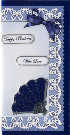 Pretty Viola Matching 8 x 8 Insert Panel and Greetings by Susan Cummings