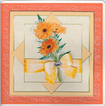 8x8 Gebera Daisy Pure and Simple by Susan Cummings