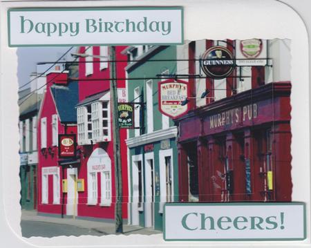 Dingle Pubs Pyramid Card by Susan Cummings