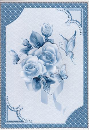 Roses for You Blue by Susan Cummings