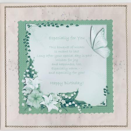 Bouquet of Flowers with Verse 4 by Susan Cummings
