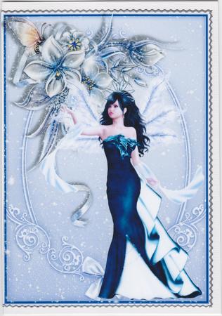 Snow Fairy Quick Card by Susan Cummings