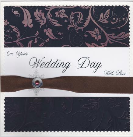 Bronze Scroll Wedding Topper 8x8inch by Susan Cummings