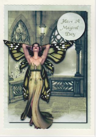Hazel Fairy + Decoupage by Susan Cummings