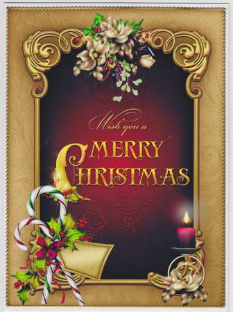 Two Christmas Toppers/cards Fronts by Susan Cummings