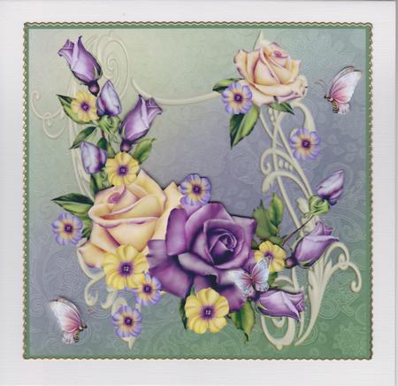 Roses on a Frame by Susan Cummings