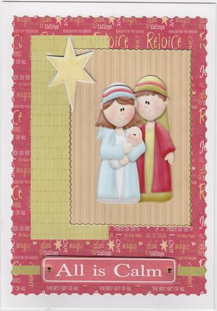 Mary, Joseph and Baby Jesus by Susan Cummings