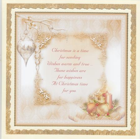 Insert to Candles and Decorations in Gold by Susan Cummings