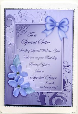 Metallic Special Sister Quick Card Corner Side Stacker by Susan Cummings