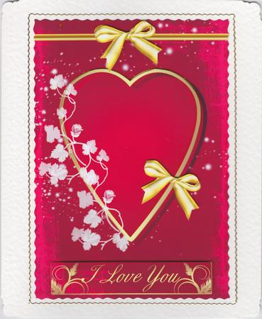 Valentine's Day Greeting Card with Sentiments by Susan Cummings