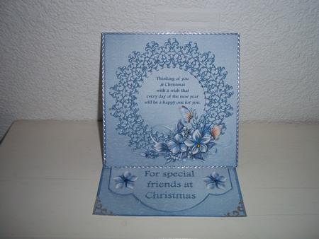Christmas Florals Easel Card Kit by Susan Cummings