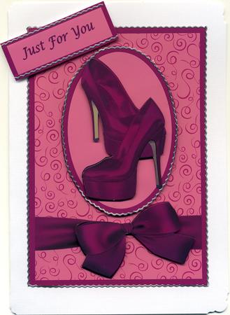 Stunning Cerise Shoes by Susan Cummings