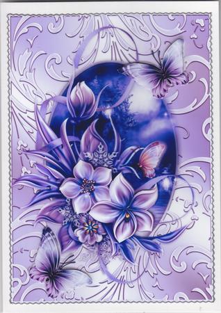 Beautiful Winter Flora in a Shimmering Frame by Susan Cummings