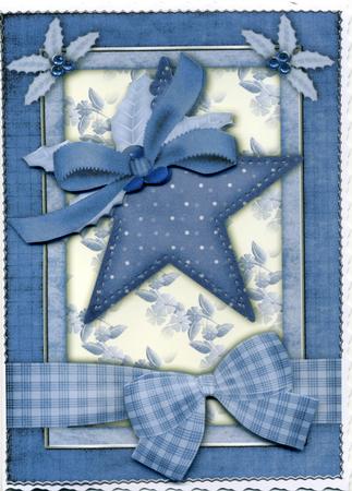 A Christmas Star 3 - A4 Card Front by Susan Cummings