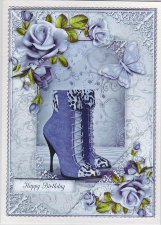Lilac Boots Topper by Susan Cummings