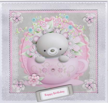 Little Teddy Teacup by Susan Cummings
