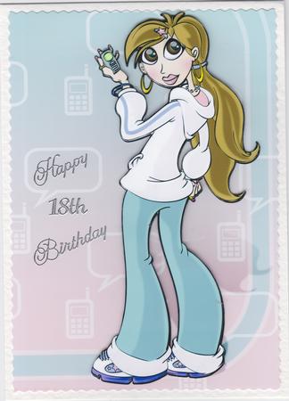 Teen Diva Text Queen A4 by Susan Cummings