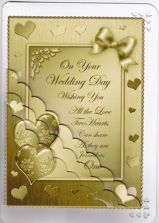 Elegant Romance Wedding Day Quick Card Corner Side Stacker by Susan Cummings