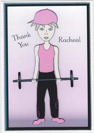 Sporty Girl A4 by Susan Cummings