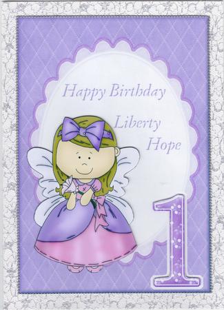 Pretty Purple Fairy in Purple Oval Frame 1 by Susan Cummings