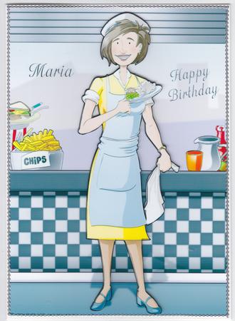 Dinner Lady/nanny 2 A4 by Susan Cummings
