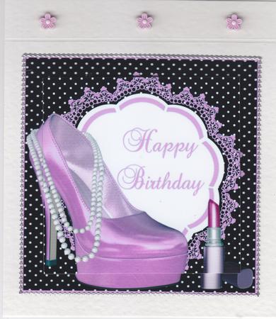 Ladies Essentials Birthday Pyramid Topper & Sentiments by Susan Cummings