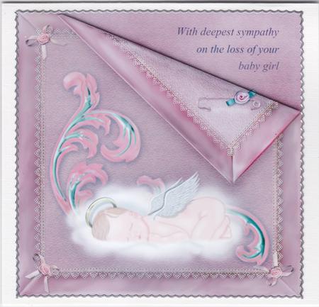 Sympathy Baby Girl 7x7 Front by Susan Cummings