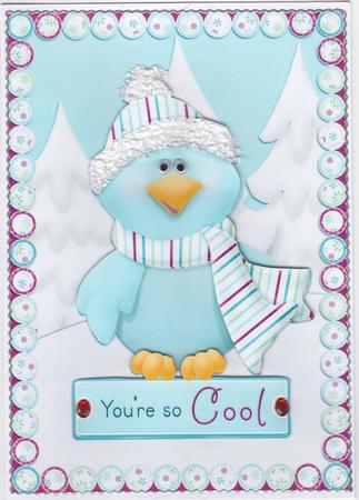 So Cool Card Front by Susan Cummings