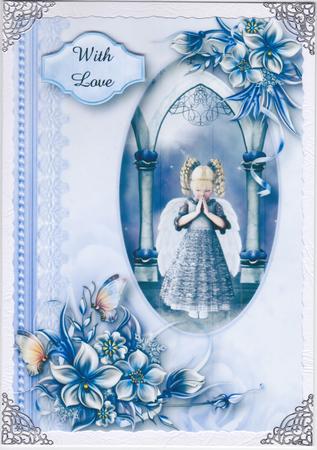 Praying Angel Child Quick Topper by Susan Cummings