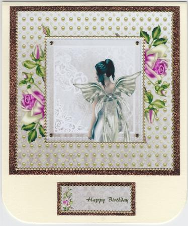 Fairy,angel Roses & Pearls Toppers by Susan Cummings
