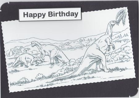Digi Stamp - Dinosaurs 2 by Susan Cummings