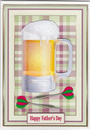 A4 Beerlicious Decoupage Mini Kit by Susan Cummings