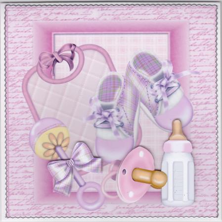 Baby Girl 8x8 Mini Kit by Susan Cummings