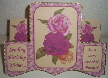 Smell the Roses Bracket Stepper by Susan Cummings
