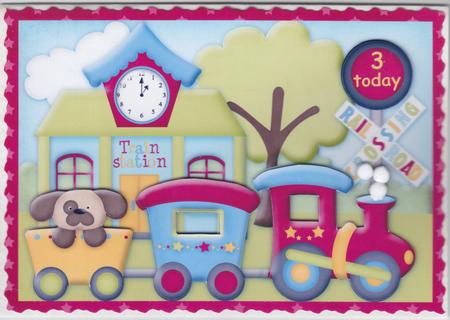 Train Station with Ages Topper & Decoupage by Susan Cummings