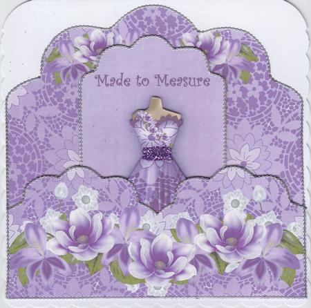 Lilac Magnolia Made to Measure Scallop Fashion Tag Cf Kit by Susan Cummings