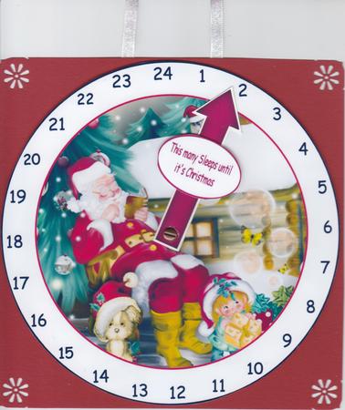 Santa Advent by Susan Cummings