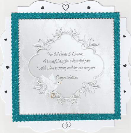 White Dove with Rings Insert 2 by Susan Cummings