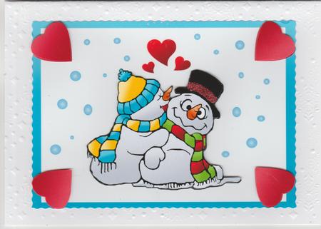 Mr & Mrs Snowman (husband) by Susan Cummings