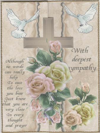 Doves an Roses Sympathy Foldback Kit by Susan Cummings