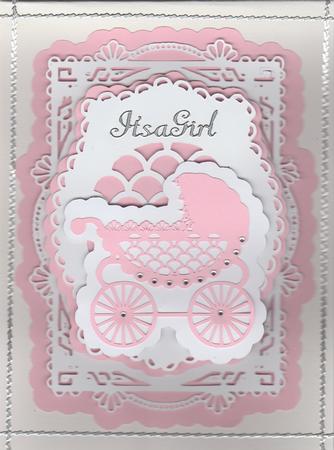 New Baby Boy & Girl Fancy Topper by Susan Cummings