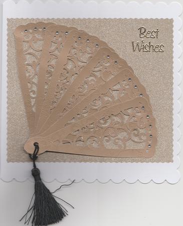 Filigree Design Set - Fan Card by Susan Cummings