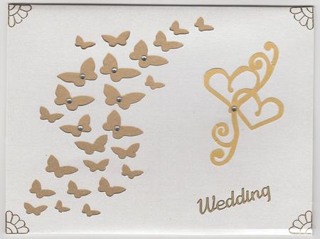 Butterfly Dance Pocketfold Wallet Wedding Invitation by Susan Cummings
