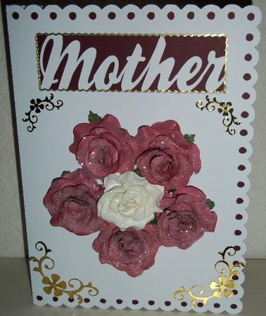 Scalloped Edge Mother Card by Susan Cummings
